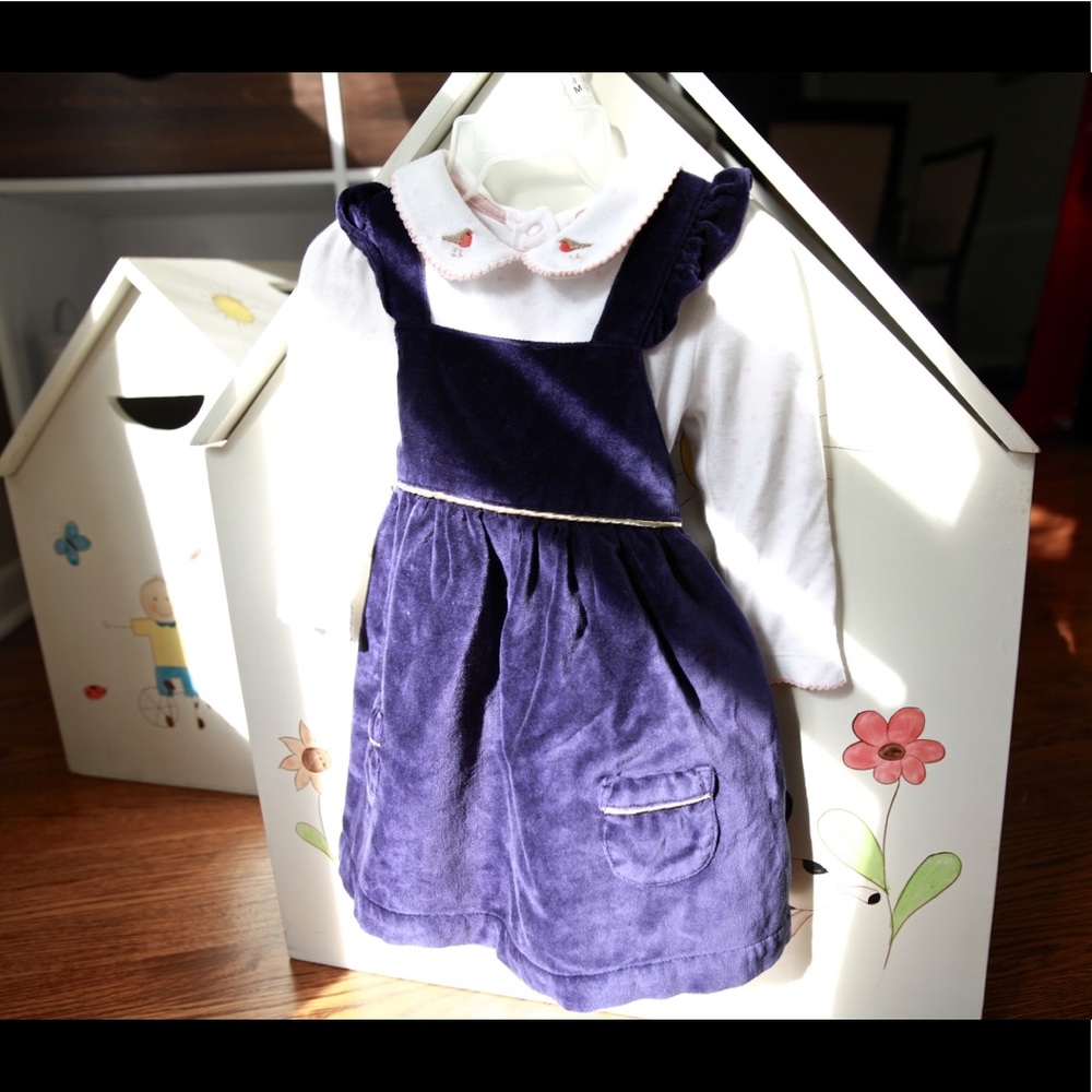 Baby Boden Velvet Jumper 3-6 mo